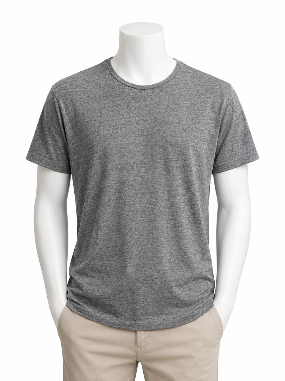 Marine Layer Men's Gray Soft Casual Essential Crewneck Tee Shirt - Size XL